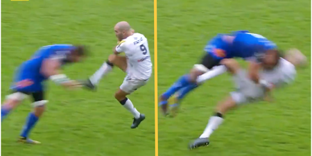 The worst rugby tackle you’ve ever seen gets South African lock straight red card