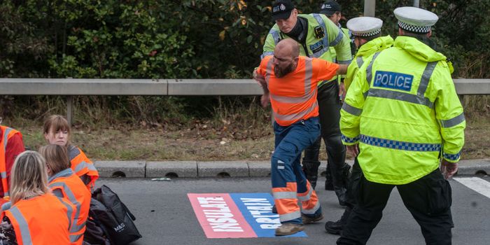 Mum has stroke after M25 protest delays