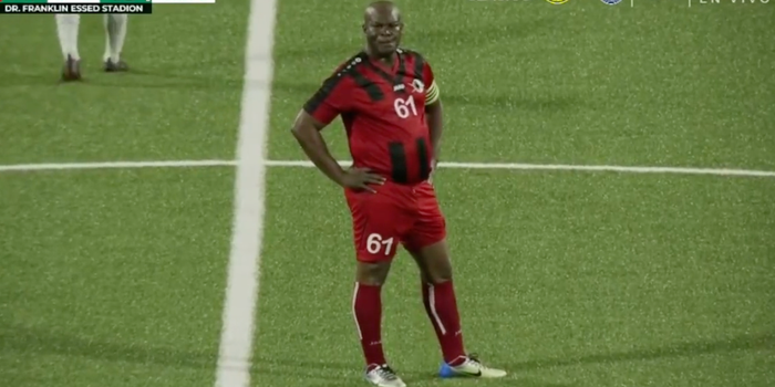 Suriname Vice President plays for the team he owns