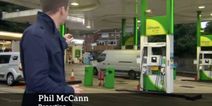 BBC reporter covering petrol shortage called Phil McCann