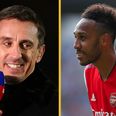 Gary Neville changes opinion on “lost” Aubameyang after North London Derby