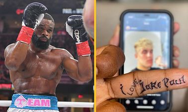 Tyron Woodley gets “I love Jake Paul” tattoo and demands rematch