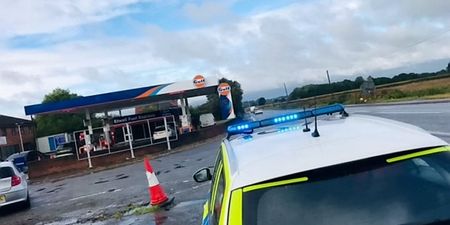 Police mock motorists who spent three hours queuing for petrol station that was closed