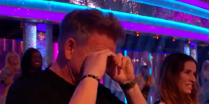 Gordon Ramsay cries after daughter tops leaderboard on Strictly