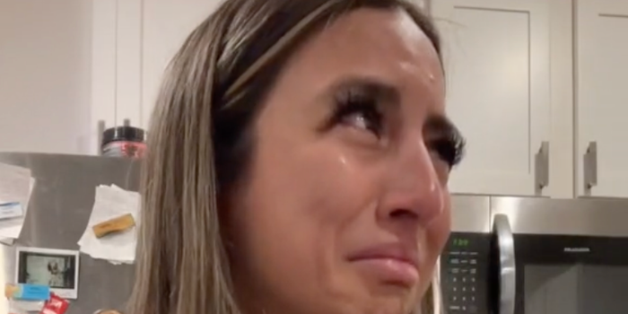 Vegan TikToker cries after eating fish