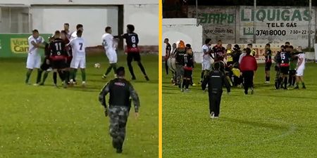 Brazilian footballer arrested after brutal attack leaves referee in hospital