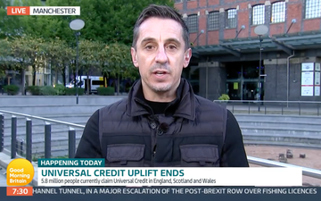 GMB viewers applaud Gary Neville after he ‘destroys’ Edwina Currie in Universal Credit row