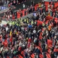 Fighting breaks out as Hungary fans clash with police at Wembley Stadium