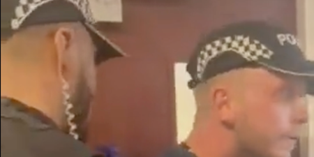 Two men appear to pretend to be police to ‘enter a woman’s home’