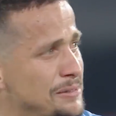 Luiz Felipe in tears after bizarre red card after full-time whistle