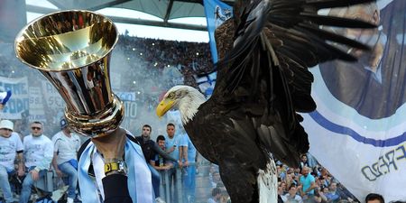 Lazio suspend falconer after video emerges of him cheering Mussolini