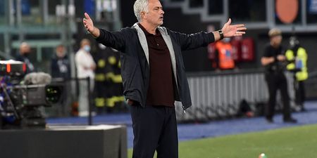 Jose Mourinho sent off for touchline theatrics during draw against Napoli