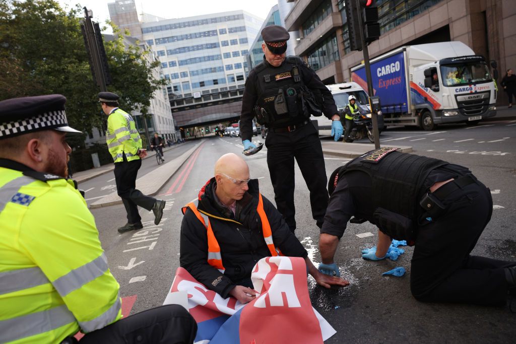 Insulate Britain protestors glue themselves to roads