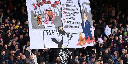 Police confirm no action will be taken on Crystal Palace fans’ banner