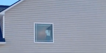 Mortified woman realises she’s been accidentally flashing neighbours from bathroom window