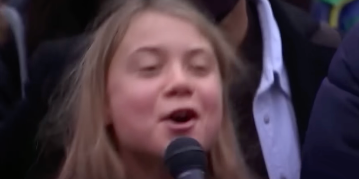 Greta chants 'You can shove your climate crisis up your arse'