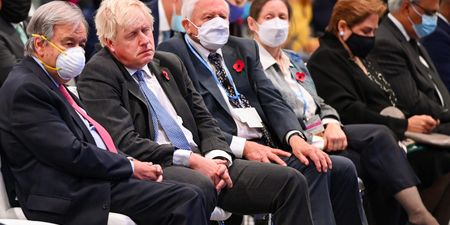Boris Johnson pictured maskless next to David Attenborough sparks outrage