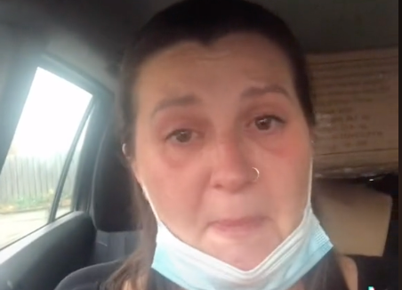 Care worker shares tearful video after being fired for refusing covid jab