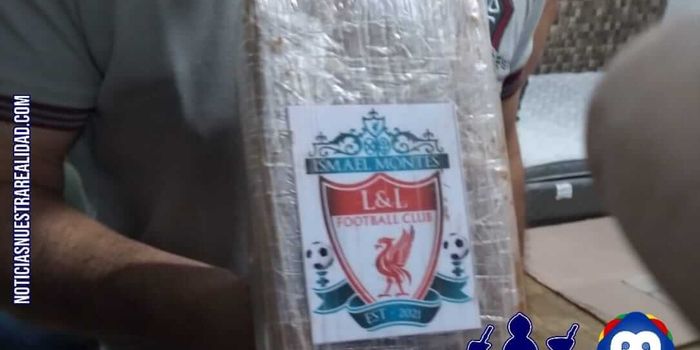 Cocaine with Liverpool FC branding