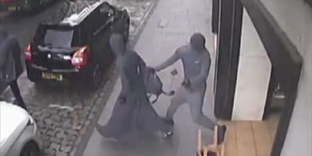 Shocking CCTV footage shows robbers dressed like Harry Potter villains during jewellery heist