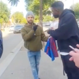 Samuel Umtiti confronts Barcelona fans after they try to block his car on road