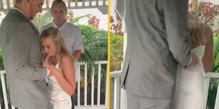 Bride faints on groom, vomits and gets pooed on during ceremony