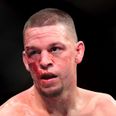 Nate Diaz makes bareknuckle fighter spill his beer with fake punch at Paul-Woodley fight