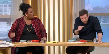 Alison Hammond’s reaction to trying vegan nuggets has Dermot O’Leary in stitches