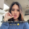 Woman says men fall at her feet until they find out her age