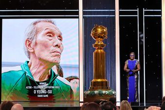 Squid Game star O Yeong-su wins first Golden Globe aged 77