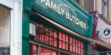 Vegans outraged over ‘ignorant’ sign put up by ‘psycho’ butchers