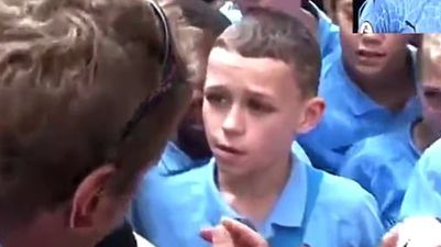 Footage emerges of 10-year-old Phil Foden criticising ‘hot head’ Mario Balotelli