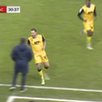 Lincoln striker celebrates in former manager’s face after scoring against Sunderland