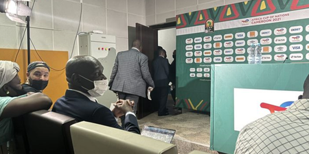 CAF officials storm Mali press conference to demand restart to Tunisia game