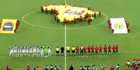 Mauritania have wrong national anthem played twice before AFCON game