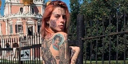 Streamer who posed naked in front of Russian church faces jail