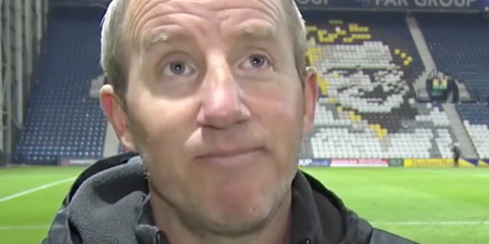 Lee Bowyer’s face says it all when he hears of Fulham-Bristol scoreline