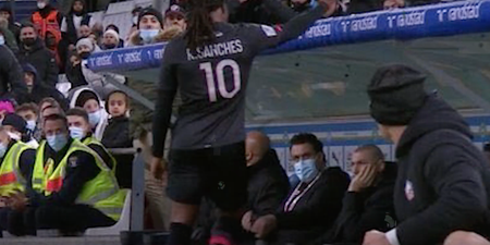 Renato Sanches makes obscene gesture to Marseille fans after being substituted