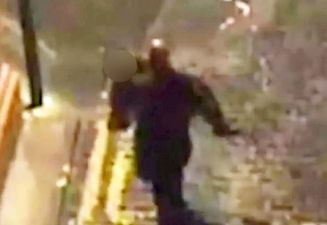Chilling CCTV images show moment rapist carries victim through city centre