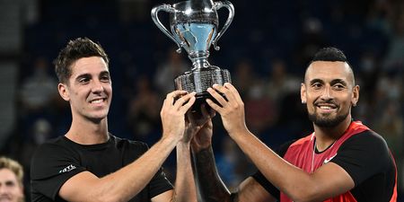 Nick Kyrgios and Thanasi Kokkinakis clinch maiden Grand Slam title