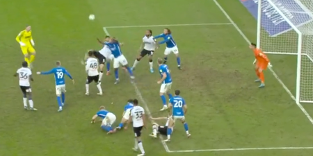 Derby snatch point from Birmingham with dramatic late bicycle kick goal