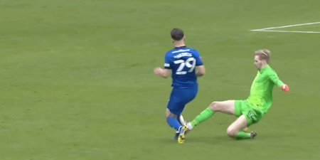 Caoimhin Kelleher somehow escapes red card during Liverpool vs Cardiff cup tie