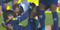 Ricardo Quaresma picks up and carries time wasting opponent off pitch