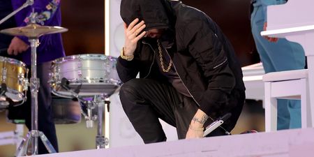 NFL responds after Eminem takes knee at Super Bowl halftime show