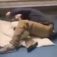 Six teenagers arrested after homeless man is attacked in horrifying footage