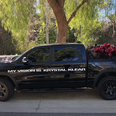 Kanye West sends truck full of roses to Kim Kardashian’s house on Valentine’s Day