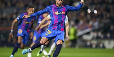 Fans notice Ferran Torres’ Barcelona shirt had no logo or badge