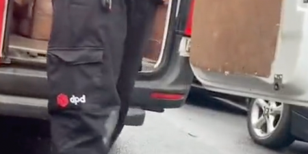 DPD driver has to be delivered out of his own van after getting locked in