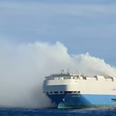 Cargo ship carrying more than a thousand Porsches left to burn in the middle of ocean