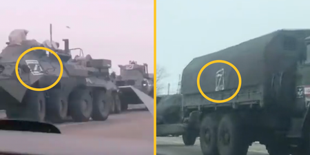 Mysterious “Z” appears on Russian tanks – and experts have no idea what they mean